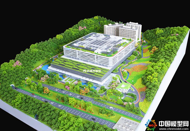 華大基因辦公工業模型