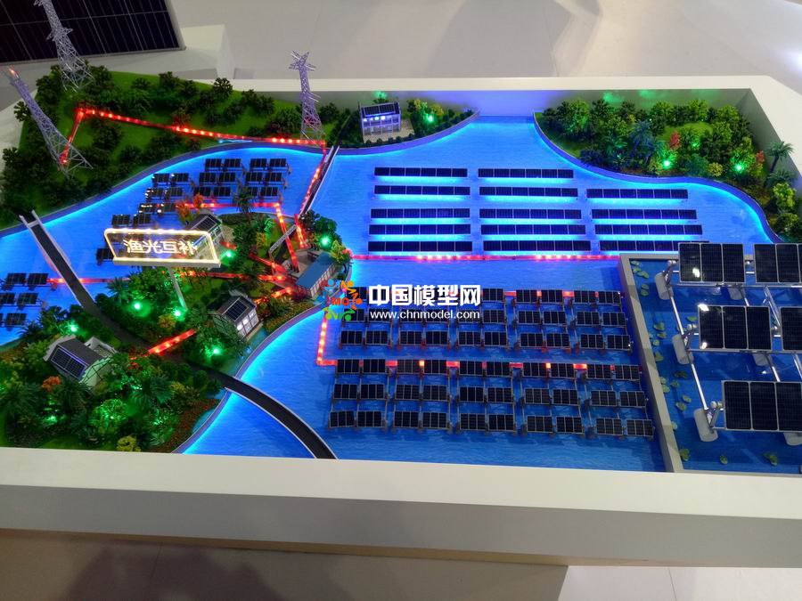 農光互補沙盤模型