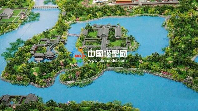 大型皇家園林沙盤模型重現圓明園昔日輝煌