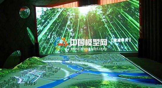 數字投影沙盤模型