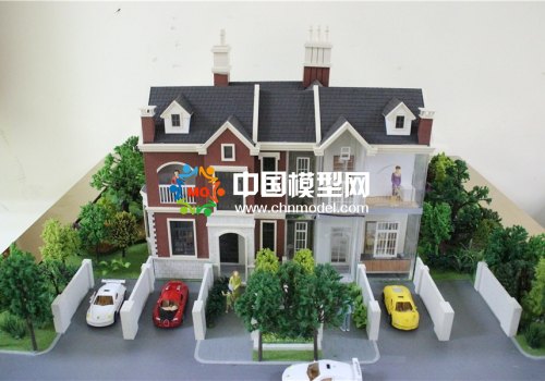 精工細制的別墅沙盤模型