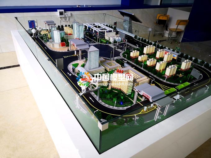 智能交通演示沙盤