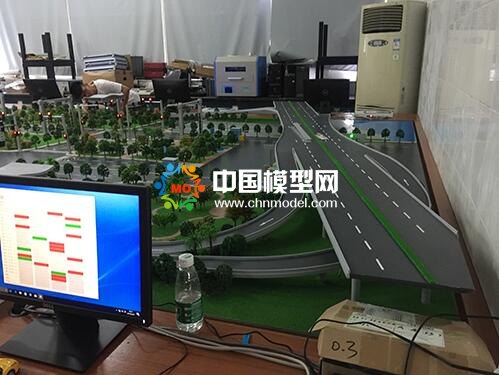 智慧城市交通模擬仿真教學沙盤模型