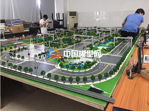 智慧城市交通模擬仿真教學沙盤模型