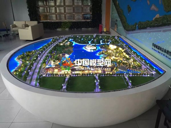 濕地公園規劃沙盤模型