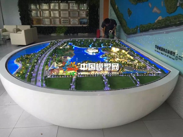 濕地公園規劃沙盤模型