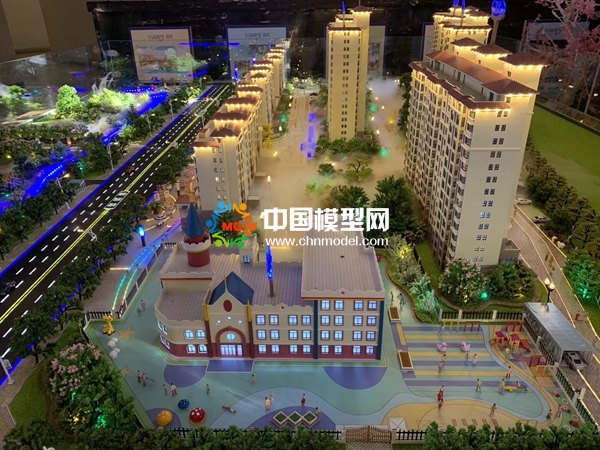 公園壹號售樓部沙盤模型