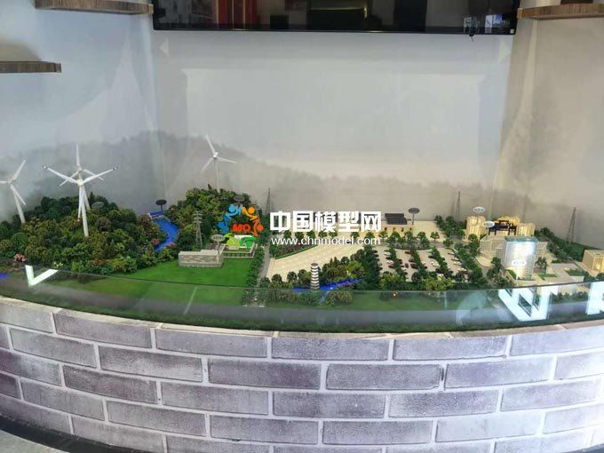 環保新能源輸變電沙盤模型