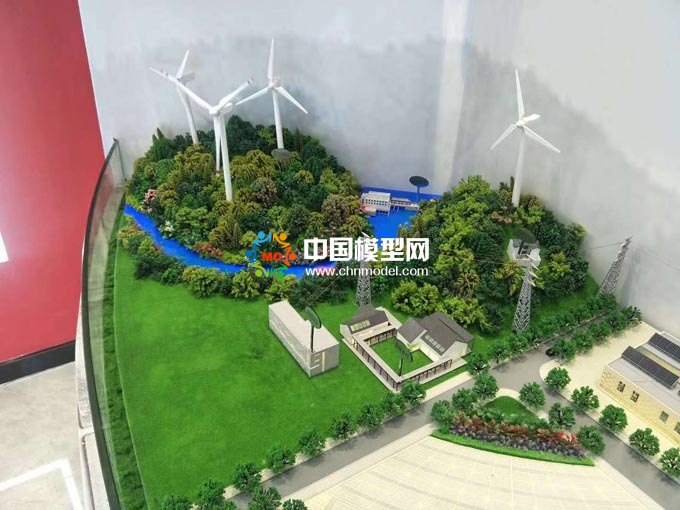 環保新能源輸變電沙盤模型