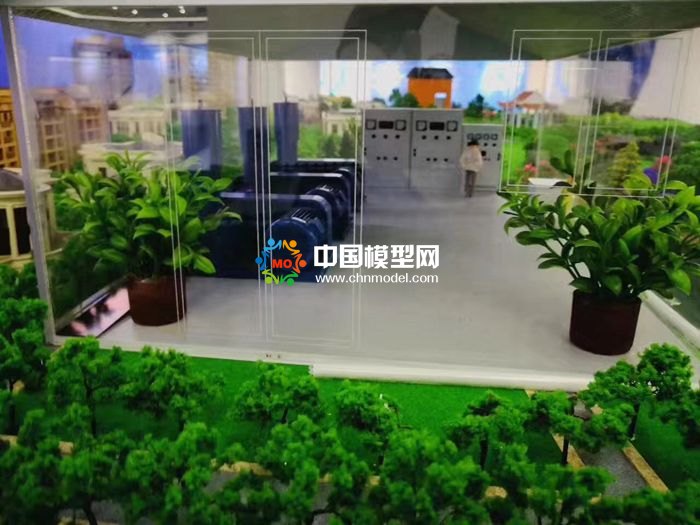 智能機電一體化終端沙盤模型