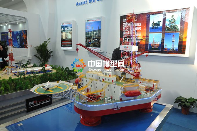 海上石油鉆井平臺沙盤模型