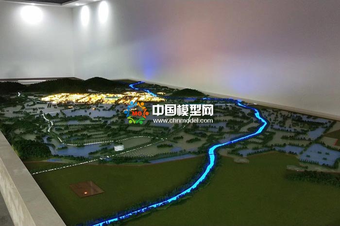 山下湖鎮特色小鎮沙盤模型