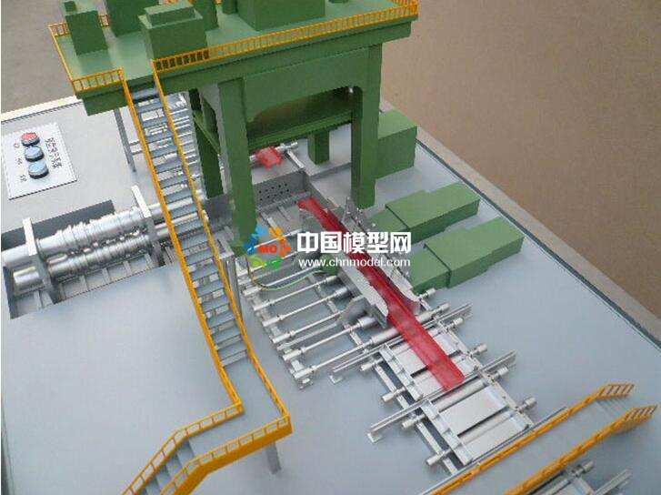鋼鐵軋輥成產線沙盤模型
