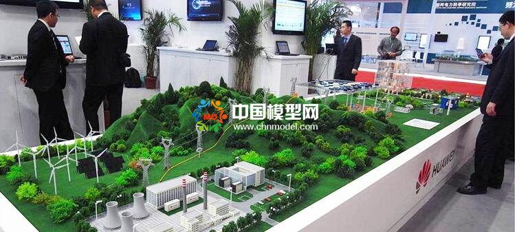 智能電網一站式ICT解決方案沙盤模型