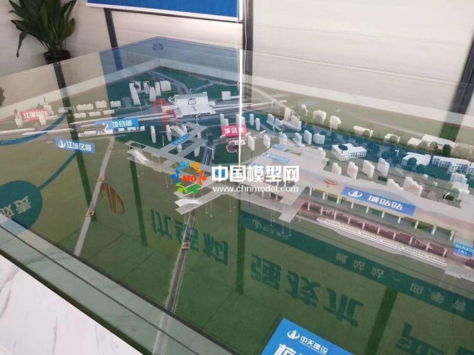 地鐵車站結構沙盤模型