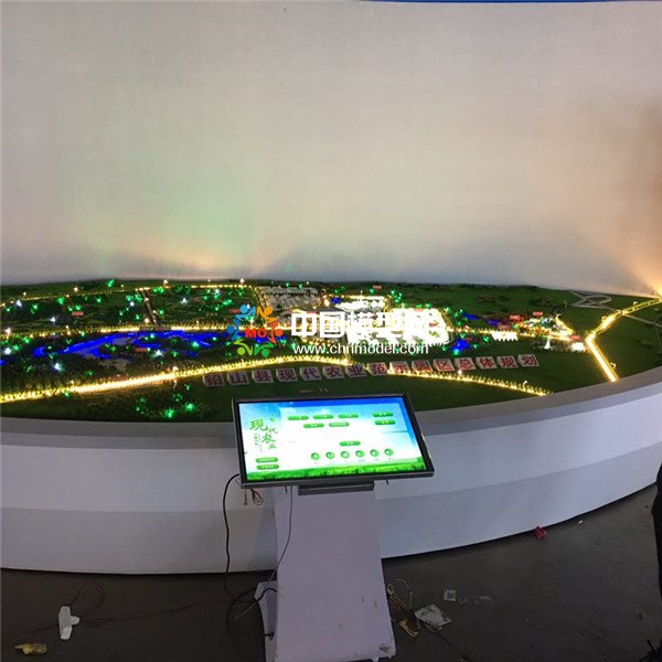 現(xiàn)代農(nóng)業(yè)示范基地沙盤模型