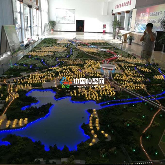 高鐵路網沙盤模型