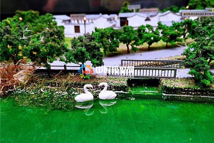 旅游服務中心沙盤模型