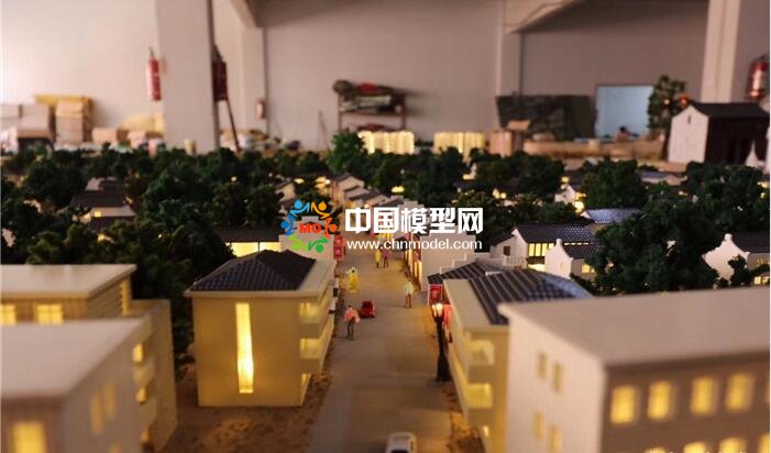 老街沙盤模型，復原模型