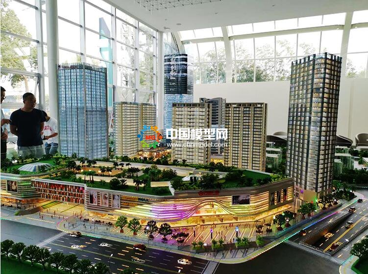 滇池明珠萬達廣場建筑模型