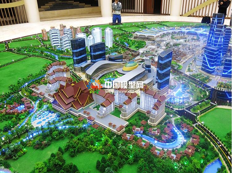滇池國際會展公園沙盤模型