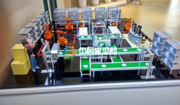智慧工廠沙盤模型，生產(chǎn)線沙盤模型