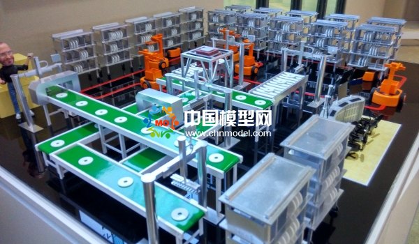 智慧工廠沙盤模型，生產(chǎn)線沙盤模型