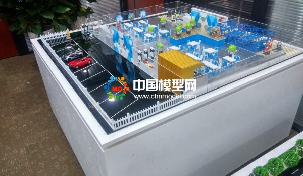 智慧餐廳沙盤模型