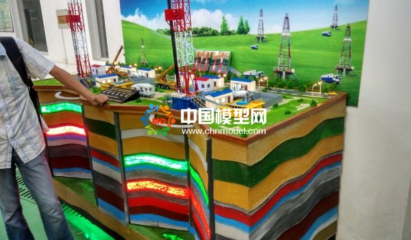 鈾礦測井教學組合模型