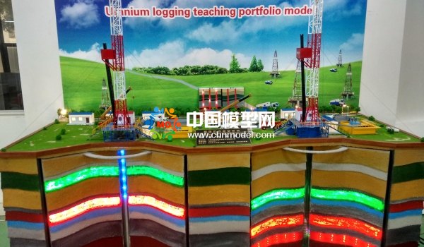 鈾礦測井教學組合模型