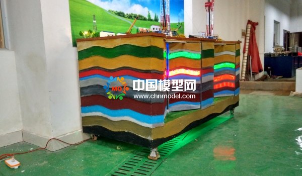 鈾礦測井教學組合模型