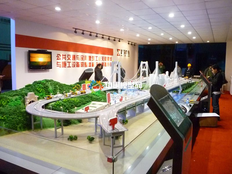 交通工程施工設備沙盤模型
