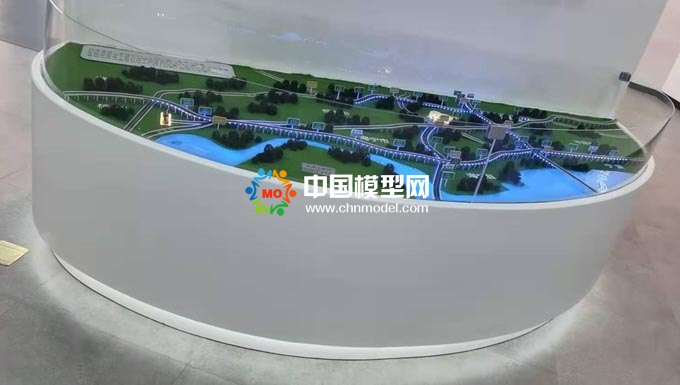 高速互通沙盤模型，高架橋沙盤模型，高速公路沙盤模型