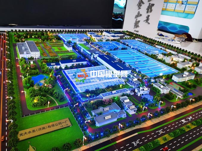 水環境綜合治理沙盤模型