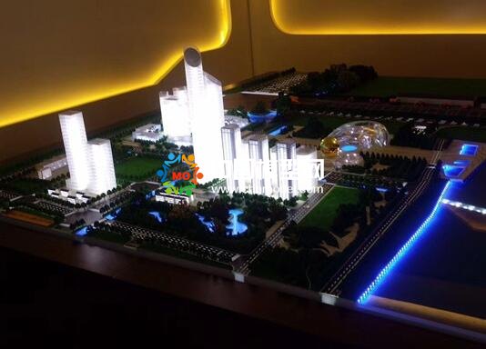 科技園區沙盤模型精工細制為招商做準備