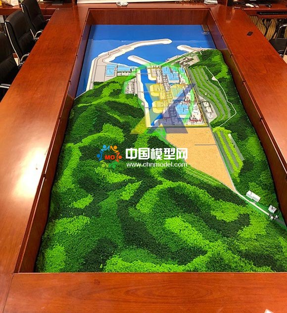 陽江核電站廠區沙盤模型
