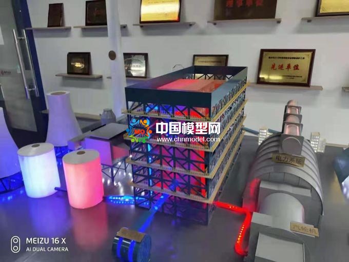 火力發電站原理流程沙盤模型