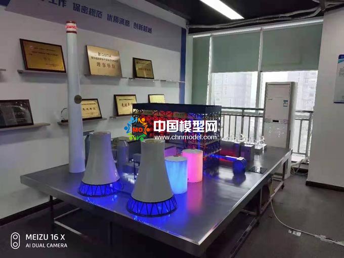 火力發電站原理流程沙盤模型