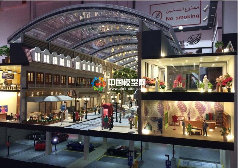 時代廣場售樓部模型