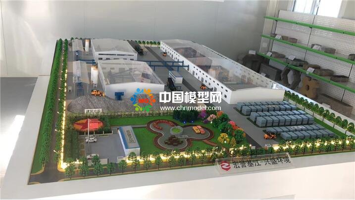 破碎生產線模型，石料生產線模型