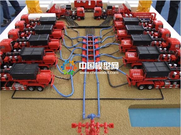 石油壓裂模型場(chǎng)景模擬
