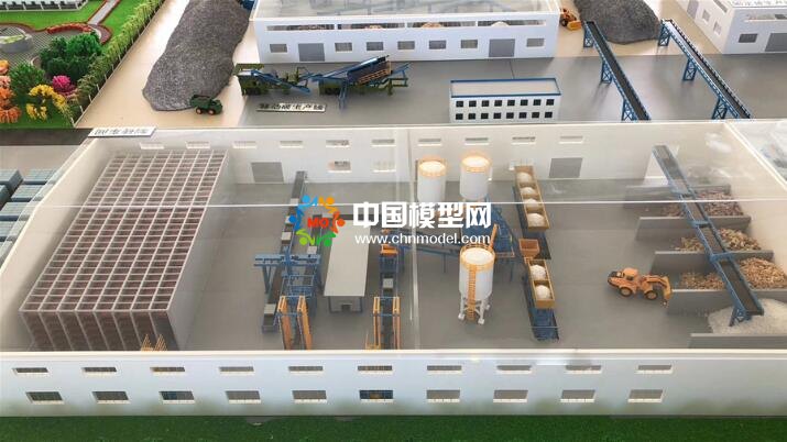 破碎生產線模型，石料生產線模型