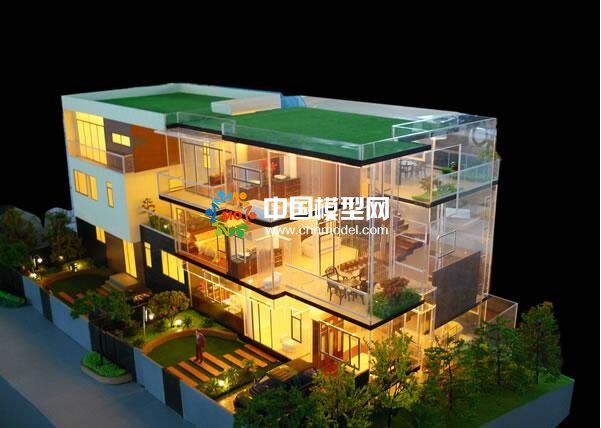 別墅模型風格各異，你能說出幾種