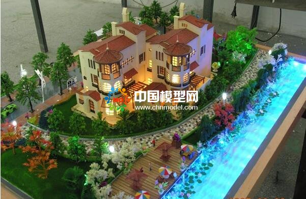 別墅模型風格各異，你能說出幾種