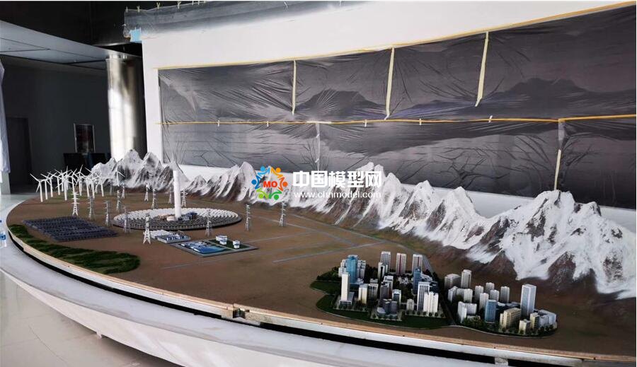 清潔能源沙盤(pán)模型，風(fēng)電模型，光伏發(fā)電模型