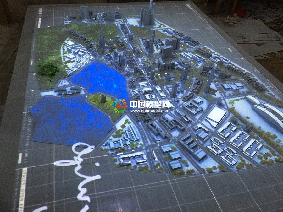 汽車產業規劃布局投影沙盤