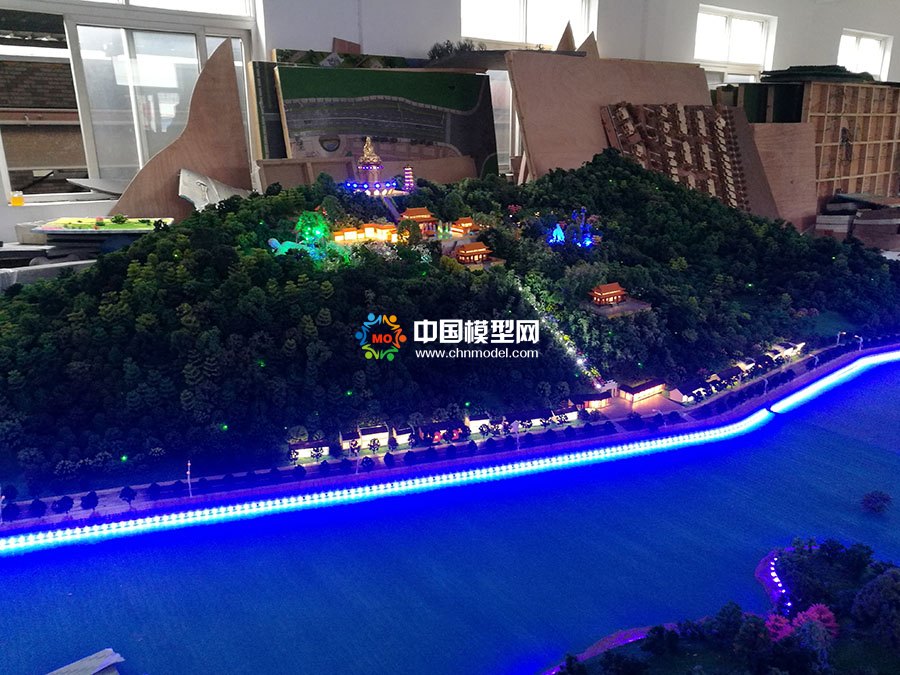 寺廟沙盤模型