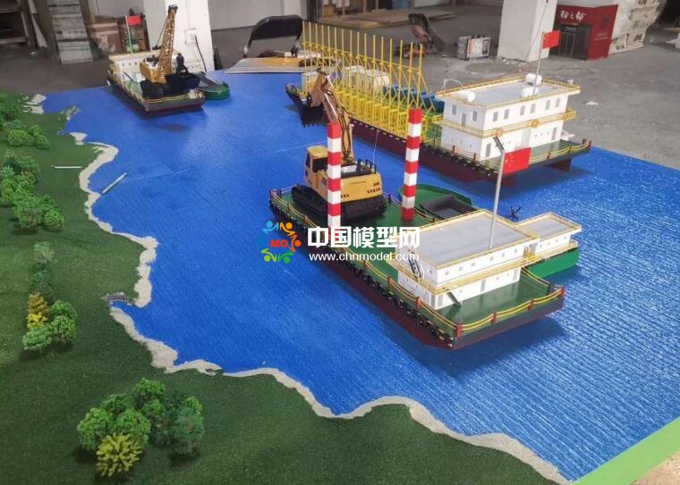 作業船模型