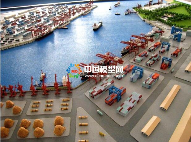 洋浦港沙盤模型