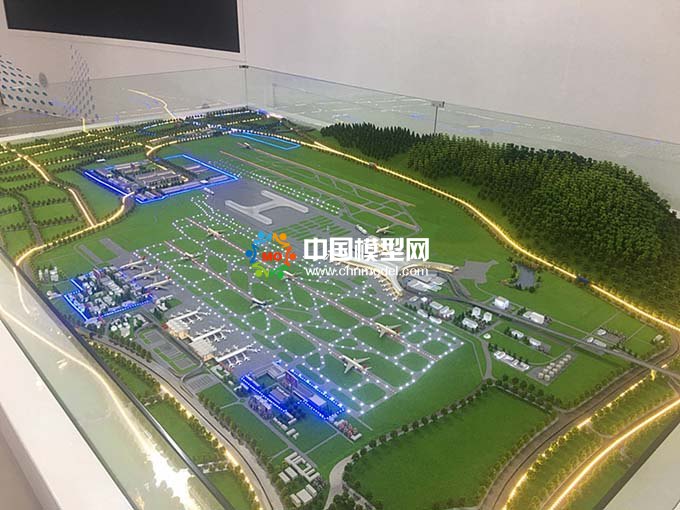 機場物流園沙盤模型